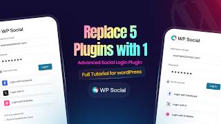 WP Social Plugin: Social Login, Share &amp; Counter Setup Tutorial