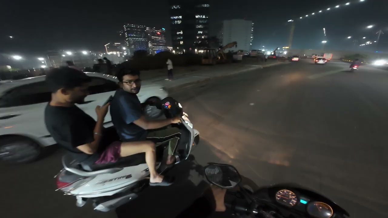 exploring night in hyderabad hitech city with friends