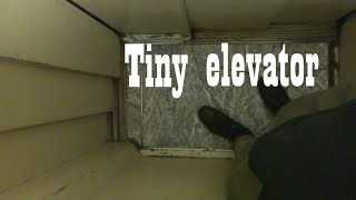 Smallest elevator! TINY Vintage Curtis Traction elevator @ 100 W 23rd st New York City New York Details
