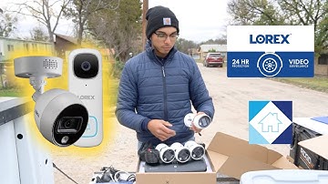 Lorex Security Camera Surveillance System Unbox, Review, Installation D4K2AD84DB Lorex Fusion Series