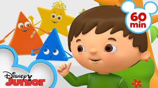 Charlie Meets his Friends the Shapes | Kids Songs and Nursery Rhymes | Compilation | @disneyjunior
