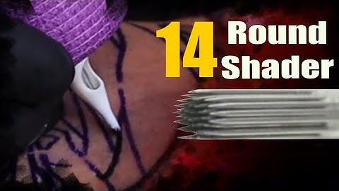 ✅LINING WITH 14 ROUND SHADER. 😲 BOLD LINES MADE EASY❗❗ Why I like to line with Round Shaders.🤘🤘