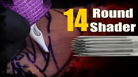 ✅LINING WITH 14 ROUND SHADER. 😲 BOLD LINES MADE EASY❗❗ Why I like to line with Round Shaders.🤘🤘