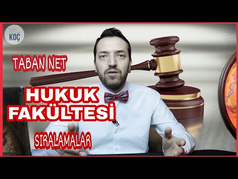 Hukuk İçin Kaç Net Gerekir❓ Taban Netler - Taban Puanlar | En Düşük 10 Hukuk Fakültesi