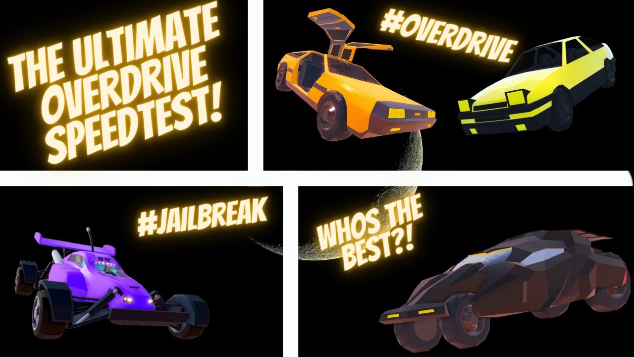 The Ultimate Overdrive Speedtest! (Roblox Jailbreak) YouTube