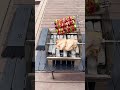 This barbecue grill has a large capacity and can grill multiple foods at the same time.#bbq #factory