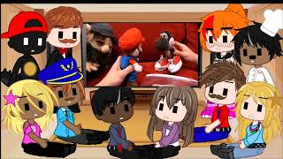SML characters react to SML movie the rings