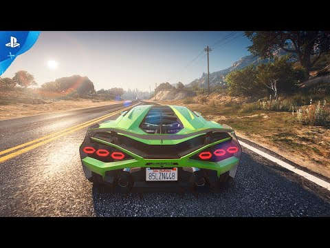 GTA 5 Remastered 2020 - PS5 Graphics Demo 4k