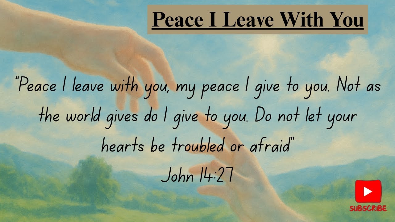 Peace I Leave With You | A song of Comfort and Hope | One Voice Worship