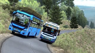 Real map mod driving in bus simulator Indonesia|map mod bussid 3.7.1|fast reality map mod 2023 screenshot 5