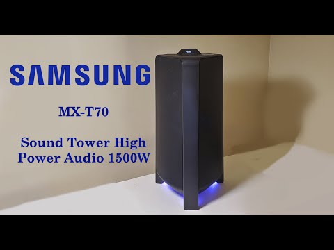 Samsung MX-T70 Sound Tower High Power 1500W Giga Party Audio