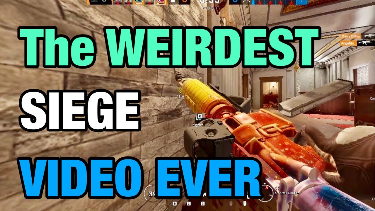 The WEIRDEST SIEGE VIDEO EVER - Rainbow Six Siege - YouTube