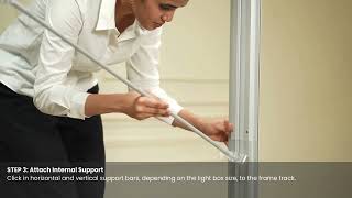 5 steps easy Mobile Light. Box installation