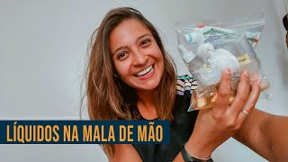 Como levar líquidos na mala de mão em voos internacionais