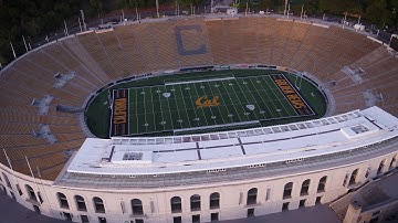 Memorial Stadium UC Berkeley by Drone