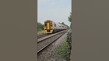LOUD MEGA 2 TONE TFW 158827 + 158840 #railway #shotton #train #class158 #MEGATONES