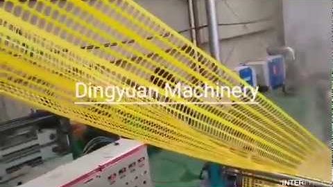 920mm width PP underground bury warning mesh machine