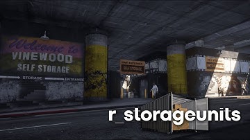 [PAID] [ESX/QB] r_storageunits v2 | An Immersive FiveM Storage Script