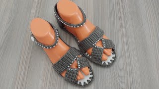 Örgü Sandalet Yapılışı