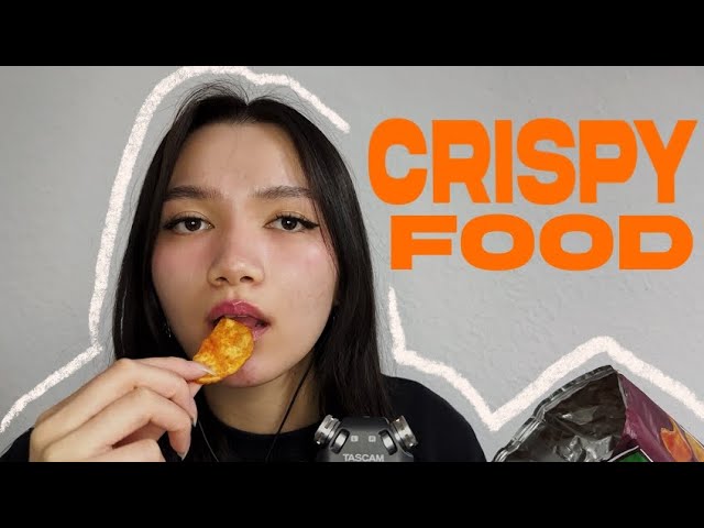ASMR Crunchy Potato Chips & Roasted Almonds