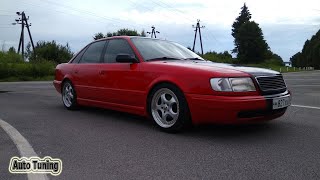 #Tuning #Audi 100 (C4)#Red & #Black#SUPERAUTOTUNING!!!!!!!!!!!!!!