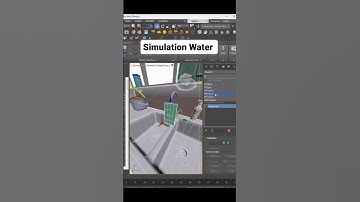 How to do Simulation Water with 3dsmax? 💦 #3dsmax #simulation #tipsandtricks #3danimation