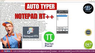 Auto Typer Software For Notepad Rt Data Entry  How To Use Notepad Rt Free Auto Typer Rt
