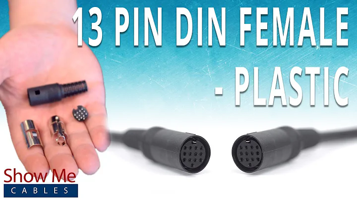 How To Install The 13 Pin DIN Female Solder Connector - Plastic