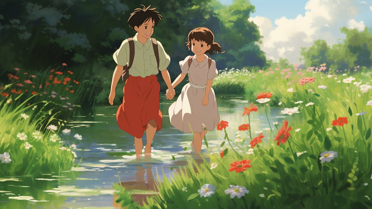 [Ghibli Music and Relaxation]ジブリの夏の3時間🎨 仕事、勉強、リラックスのためのジブリピアノ - YouTube
