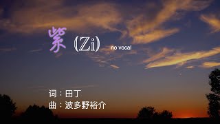 【紫】(zi) - 伴奏 KTV (No Vocal 去人聲) | 中文字幕 拼音 (學唱中文歌)  #karaoke