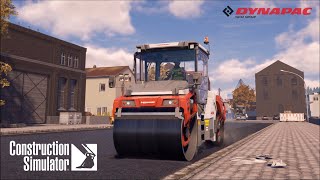 MAKING $$$ WITH THE DYNAPAC DLC - Industrial Road - Construction Simulator | Europe Contracts