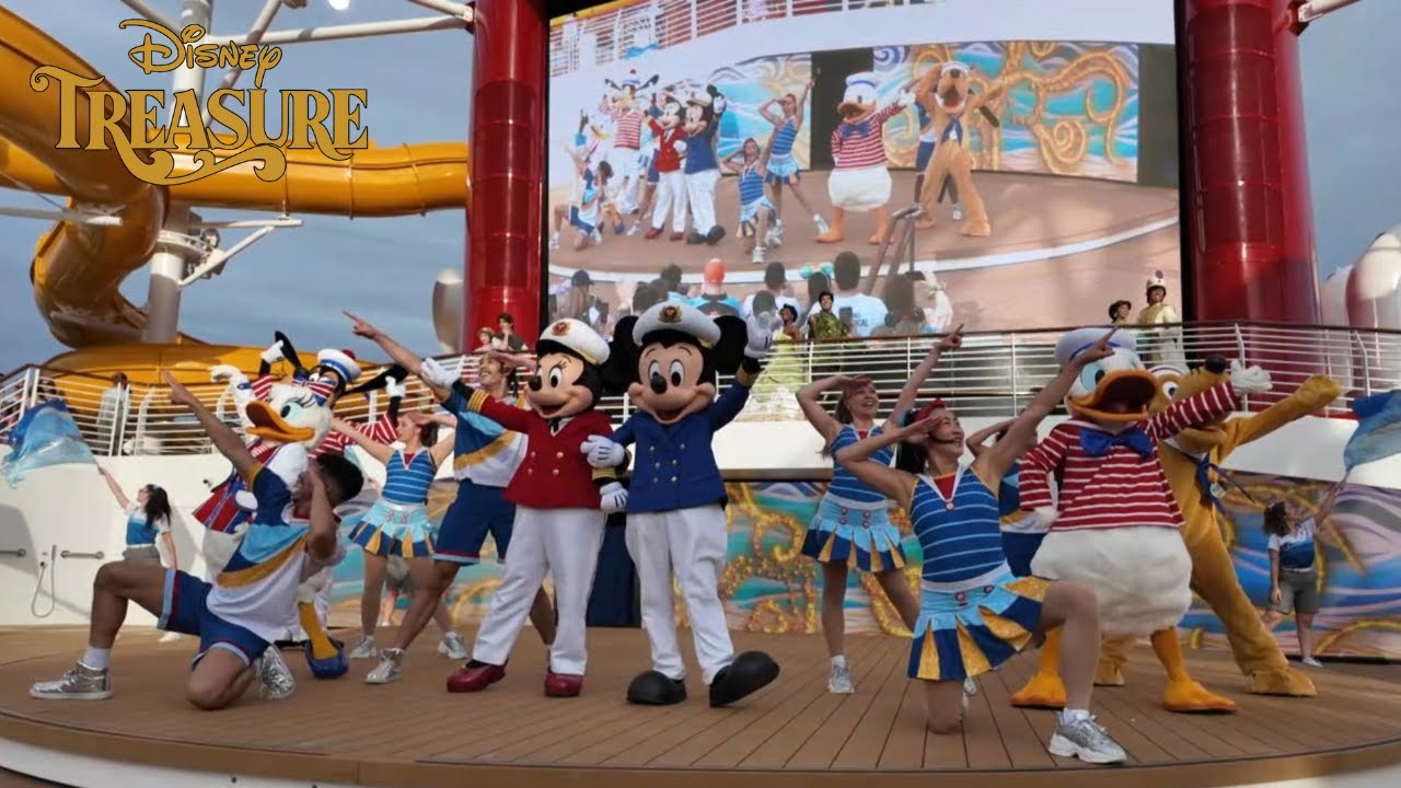 Let's Set Sail Party | Disney Treasure | Full Stage Show POV