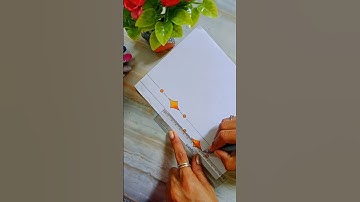 border ideas for project simple and beautiful//project border design #shortsfeed #beautifulborder