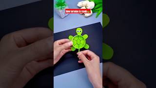how to make paper tortoise with paper cups🐢 #shorts #ytshorts #viral #tortoise #papercraft #craft