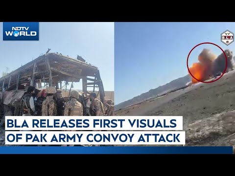 ویدیوی حمله ارتش آزادی بخش بلوچ ارتش آزادی بخش بلوچ اولین ویدیوی حمله به کاروان ارتش پاکستان را منتشر کرد