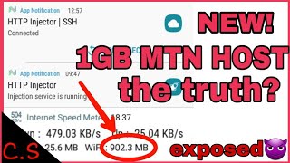 1GB MTN host for http injector Exposed🤔 | the truth! | 2020 tips😇
