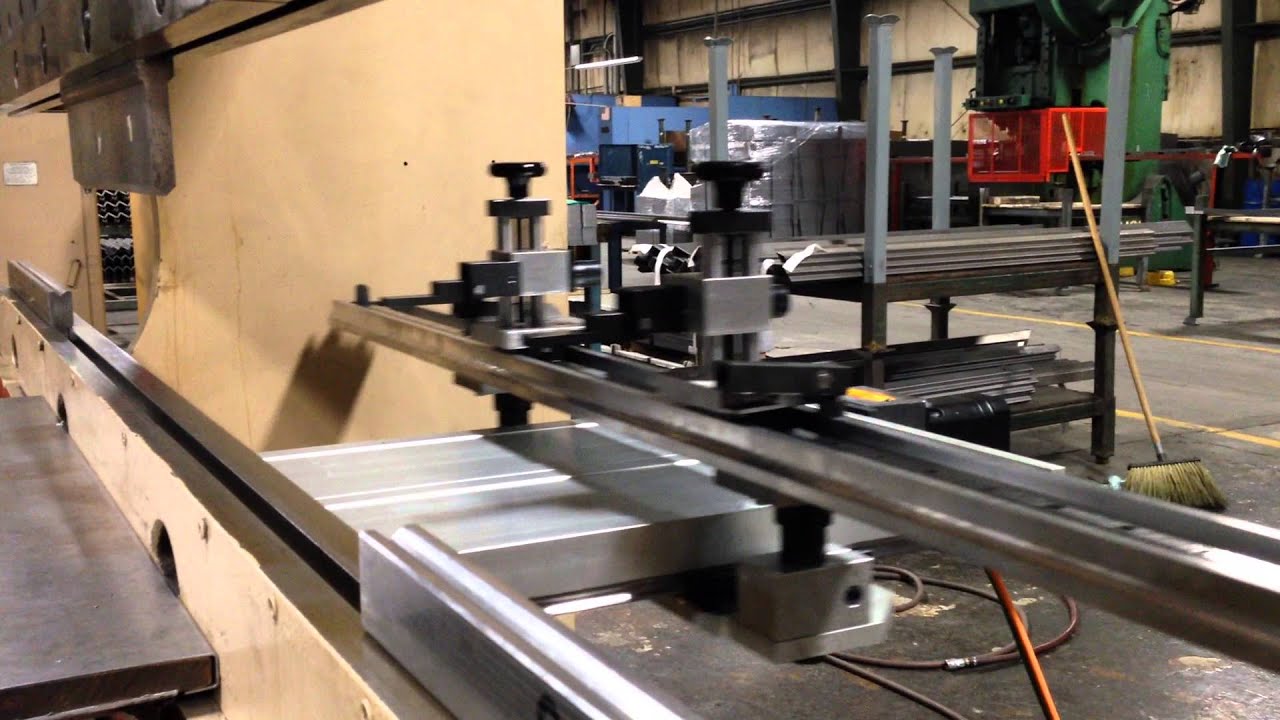 Cincinnati Press Brake Retrofit Backgauge YouTube