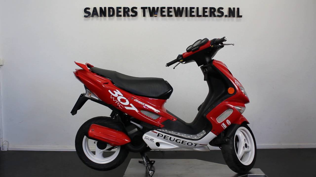 peugeot speedfight II Rood - YouTube