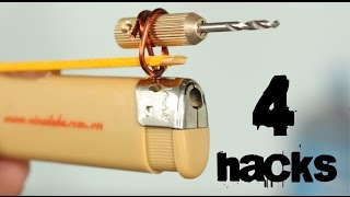 4 crazy Tools from a Lighter You've Never Seen Before | Lighter Hacks