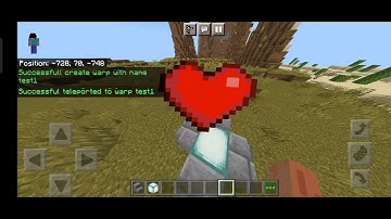 Review plugin WarpUI with Animation for Pocketmine 4.0.0