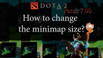 Dota 2 - How to change the minimap size