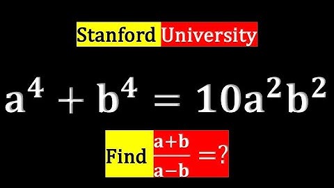 Stanford University Challenge - Algebra Question! #education #learnmath #maths #algebra