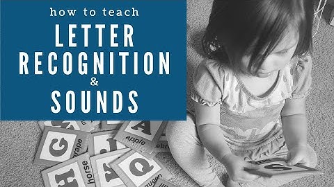 Teach Letter Recognition and Letter Sounds FAST & SIMPLE