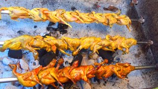 Grilled Quails BBQ Thai Style -Thai Halal Food | Food Indy