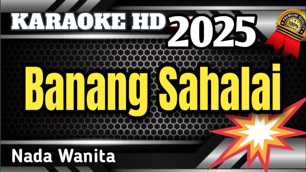 Banang Sahalai || Karaoke Minang Remix Nada Wanita HD