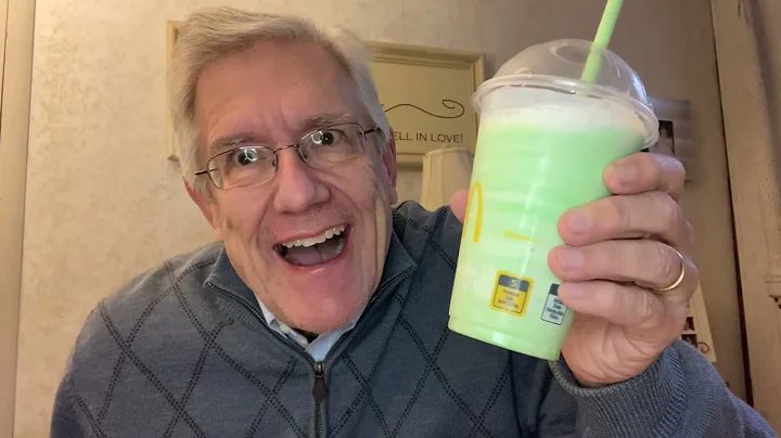 Trying McDonald's Shamrock Shake!!!