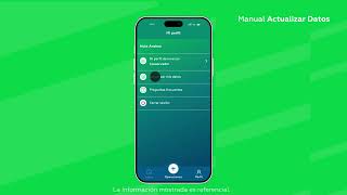 Manual actualización de datos - Erni App
