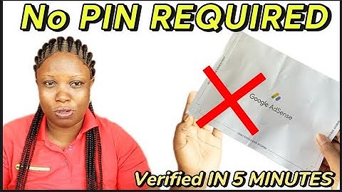 Laatste update!! Hoe Google AdSense online te verifiëren zonder pincode (verifiëren in 10 minuten...