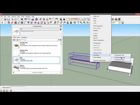 SketchUp 10 - การใช้งานComponent สำเร็จรูป