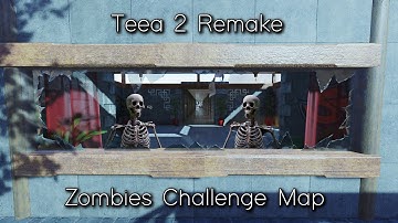 Bo3 New Custom Zombies Challenge Map Teea 2 Remake